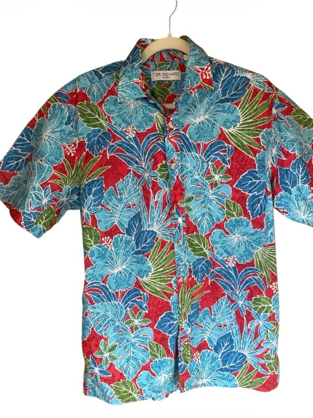 Tori Richard Uniforms Multicolor Floral Hawaiian Shirt Size S View 3